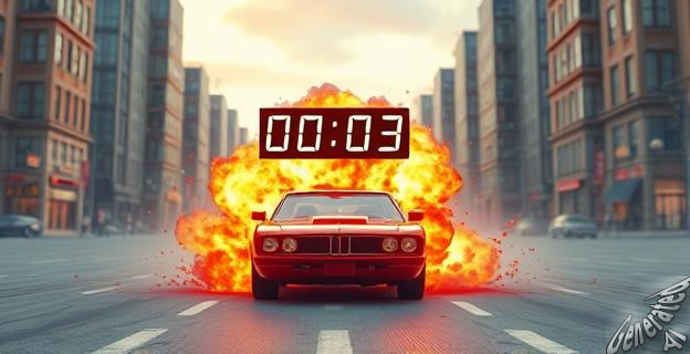 El juego presenta bugs absurdos como la cuenta atrás horrorosa de un coche que explota sin sentido