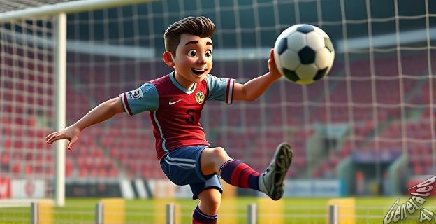 Antony marcó un golazo de vaselina