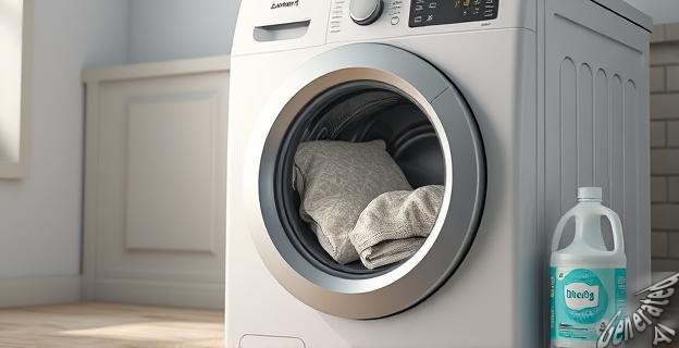 Configura la lavadora con el programa 'Ropa delicada' y temperatura moderada (30-40°C)