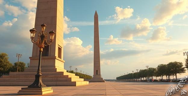 El obelisco de la Concordia contiene siete sistemas de criptografía jeroglífica que solo pueden ser leídos desde ciertos ángulos