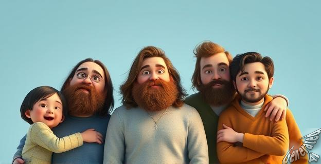 Tienen 15 hijos entre los tres hermanos