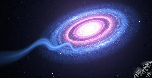 Una corriente estelar que sugiere un pasado violento y canibalístico