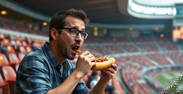 Se comió 15 perritos calientes