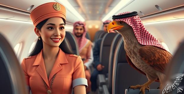 Los jeques árabes llevaron 312 halcones a bordo de un vuelo privado