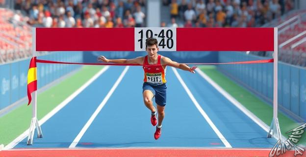 Ander Garaiar es un atleta español de 18 años que ha ganado el Campeonato de Europa sub-20 en los 100 metros lisos