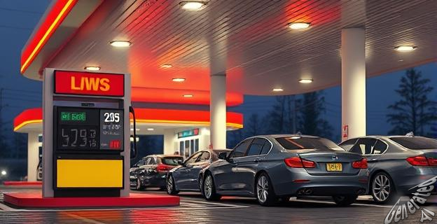 Un error informático causó que la gasolina se vendiera a 0,136 euros el litro