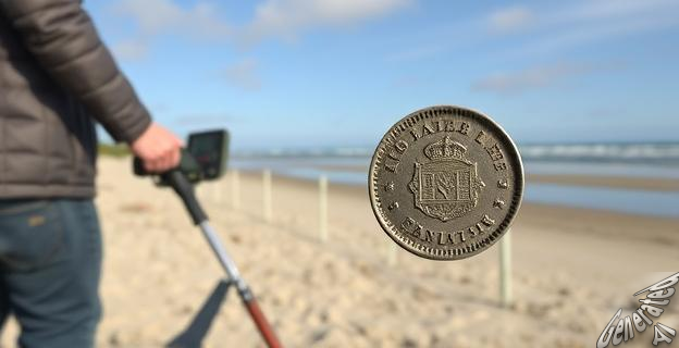 Una moneda española de 1782 encontrada en Nantucket