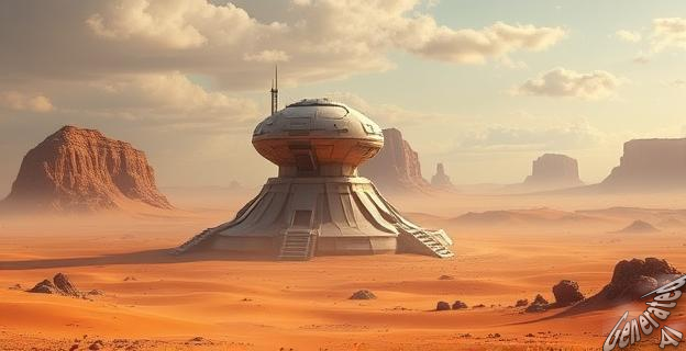 Una base en forma de titán con ametralladoras creadas a mano