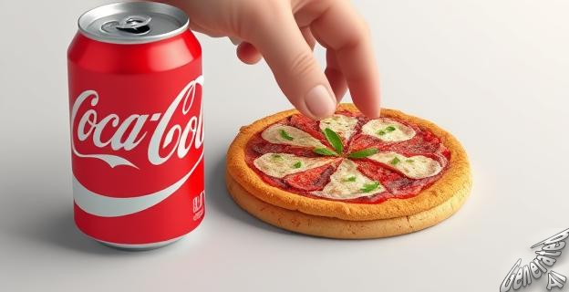 La pizza era muy pequeña