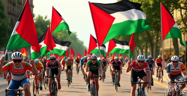 El equipo Israel Premier Tech ha sufrido protestas y quejas constantes durante la carrera