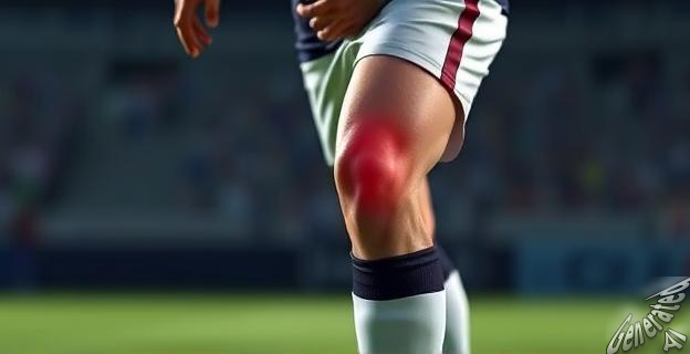 Sobrecarga muscular en su muslo izquierdo