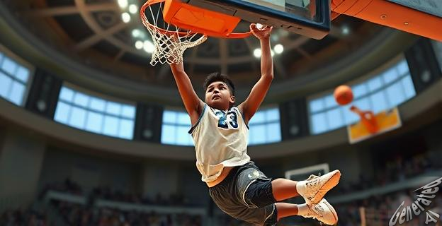 Realizó un mate de 360º