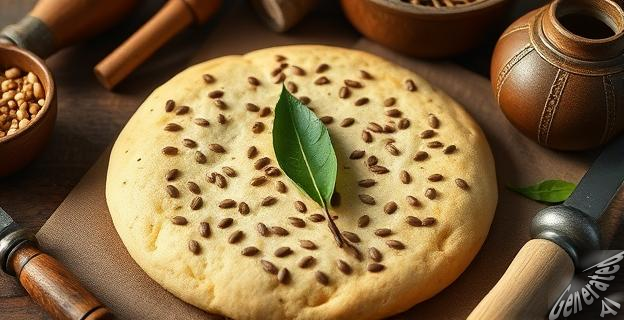 La receta se elaboró con harina de espelta molida gruesa, semillas de lenteja y una hoja vegetal