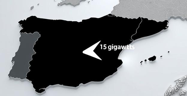 Desaparición de 15 gigavatios de energía en 5 segundos