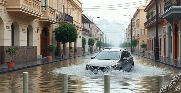El temporal Alice ha dejado hasta 130 litros/m² en Gandia