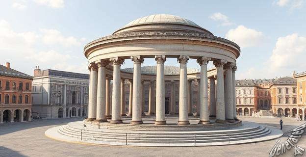 Un mausoleo romano de 15 metros de diámetro y 6 metros de altura