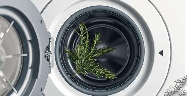 Poner una ramita de romero en la lavadora para un aroma fresco y duradero