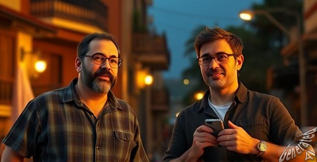 Pablo Motos comparó la nariz de Álex González con la de Lucas