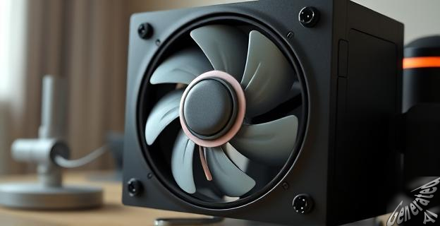 Un preservativo enrollado en el ventilador