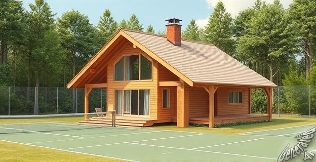 una casa prefabricada de 90 metros cuadrados