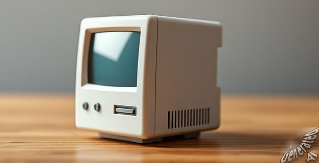 La réplica del Macintosh en miniatura tiene una pantalla de 2,4 pulgadas y utiliza una Raspberry Pi Pico