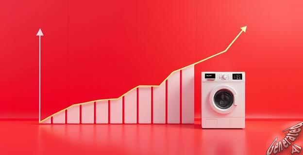 Los consumidores estadounidenses pagaron un 42% más por una lavadora en 2022 que en 2017