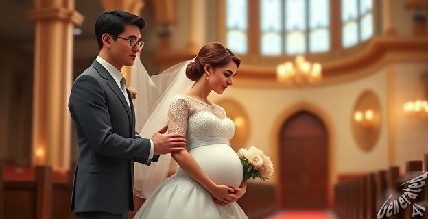 El padre de la novia no asistió debido a que no tienen relación