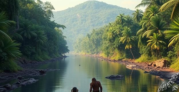 Un valle fluvial habitado por Homo erectus hace 140.000 años