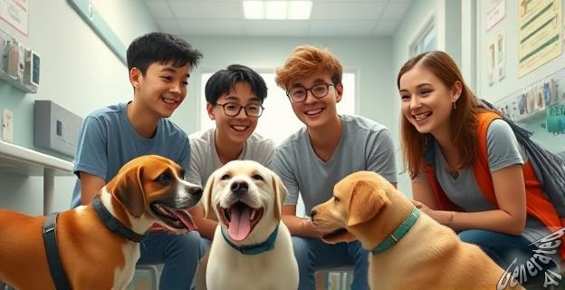La terapia asistida con perros reduce la ansiedad y mejora la autoestima en adolescentes con trastornos de salud mental