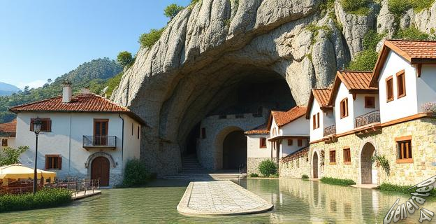 Cuevas del Agua, acceso a través de La Cuevona