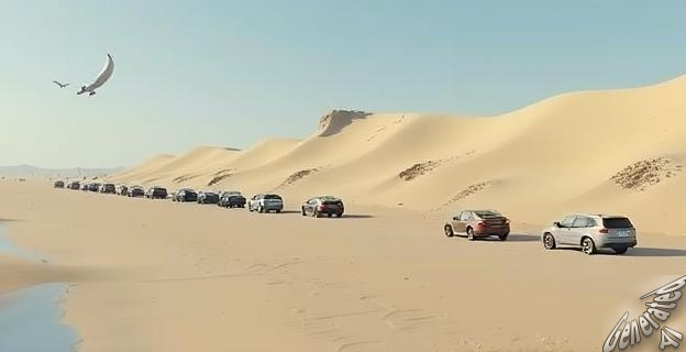 La falta de mantenimiento de la valla que protegía la zona ha permitido la destrucción de dunas