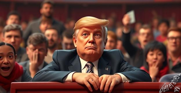 Trump fue abucheado sonoramente por el público