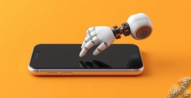 Un móvil con un brazo robótico