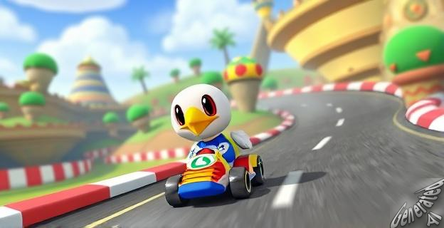 Lakitu quita objetos y monedas a los jugadores que se salen del circuito