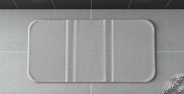 La alfombra de baño antideslizante Simi de Leroy Merlin