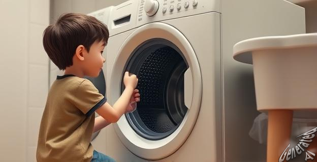 Un adolescente pensaba que había que echar el agua manualmente en la lavadora
