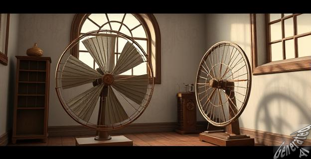 Ventiladores a cuerda y con motor Stirling