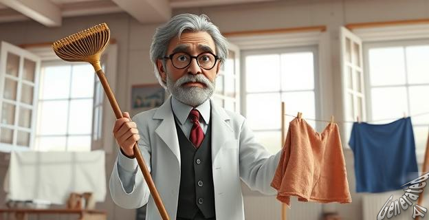 Evita fregar justo después de ducharte o cuando tengas un tendedero dentro de casa