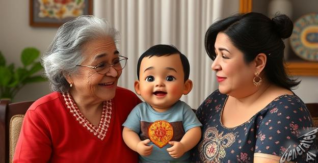 Mar Flores está ejerciendo bien su papel de abuela