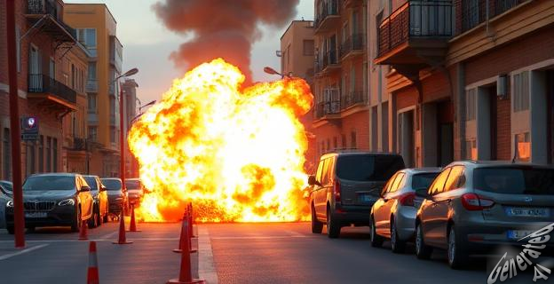 Dos personas heridas, una con quemaduras