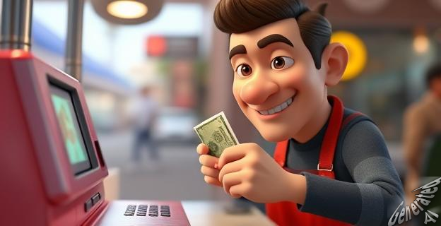 Introducir billetes y forzar su devolución para quedarse con el cambio
