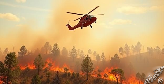 Solo ha llegado 1 helicóptero ligero y 2 helicópteros pesados de los solicitados