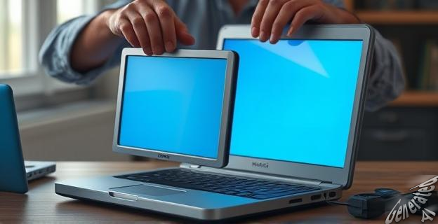 Comprando las placas necesarias en internet y desmontando el portátil con cuidado