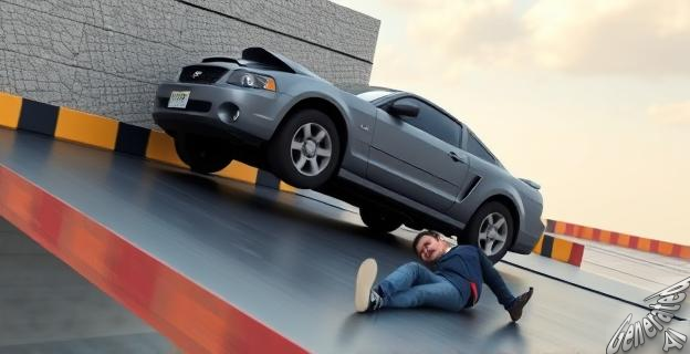 El herido de 81 años sufrió fracturas en una pierna, la pelvis y una mano, además de un trauma torácico