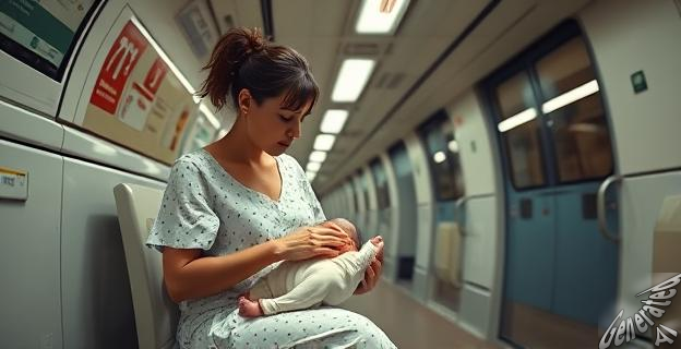 La mujer dio a luz a una niña en la estación de Ciutat Meridiana de la L11 del Metro de Barcelona