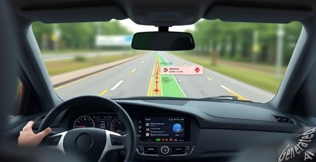 La función 'guía de carril' de Google Maps utiliza cámaras del vehículo y inteligencia artificial para indicar el carril correcto