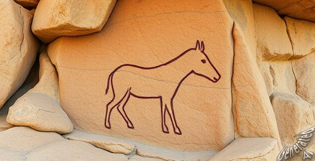 Linear Naturalistic Figures, un estilo que representa animales de perfil sin decoración compleja