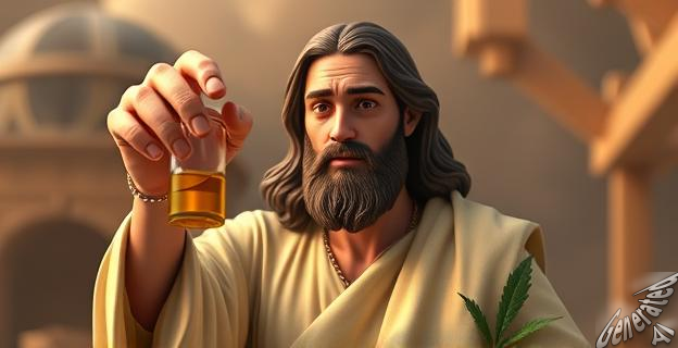 La teoría se basa en la receta del aceite de la unción sagrada que incluye una hierba denominada q'aneh-bosm, identificada por algunos como cannabis