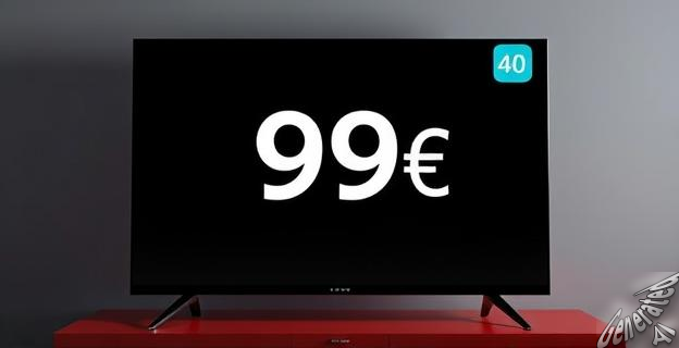 Puedes encontrar un televisor de 40 pulgadas por 99 euros