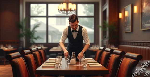 La actitud prosocial se manifiesta ayudando al camarero por altruismo